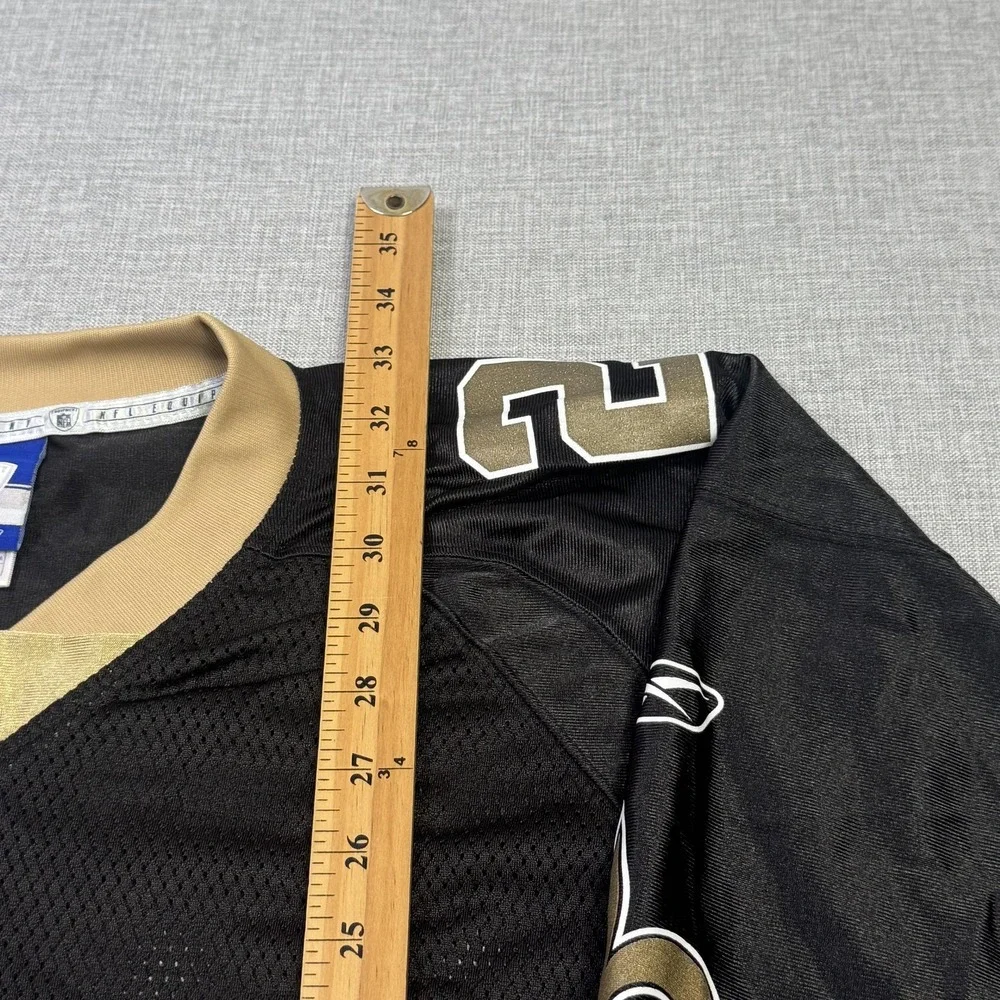 Reebok New Orleans Saints Reggie Bush Jersey Mens XL Black NFL Football